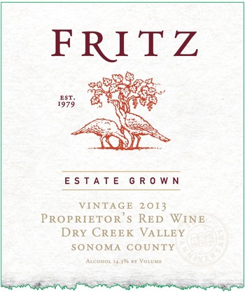 2013 Fritz Estate Proprietor's Red