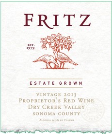 2013 Fritz Estate Proprietor's Red