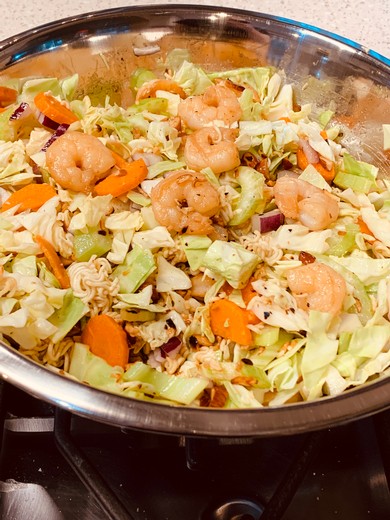 Easy Asian Shrimp Salad