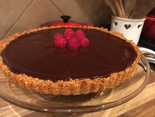 Late Harvest Zinfandel Chocolate Tart